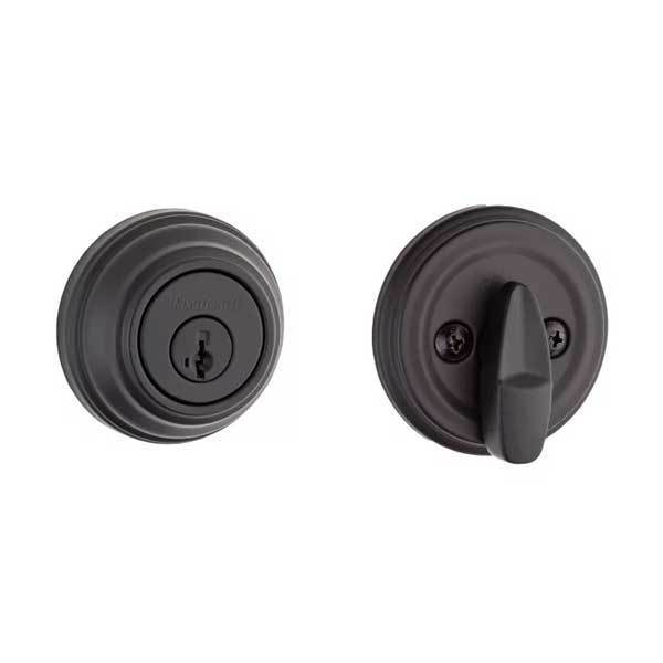 Kwikset Kwikset: 980 Single Cylinder Deadbolt with Smartkey Technology / Iron Black KWS-980-SMT-514